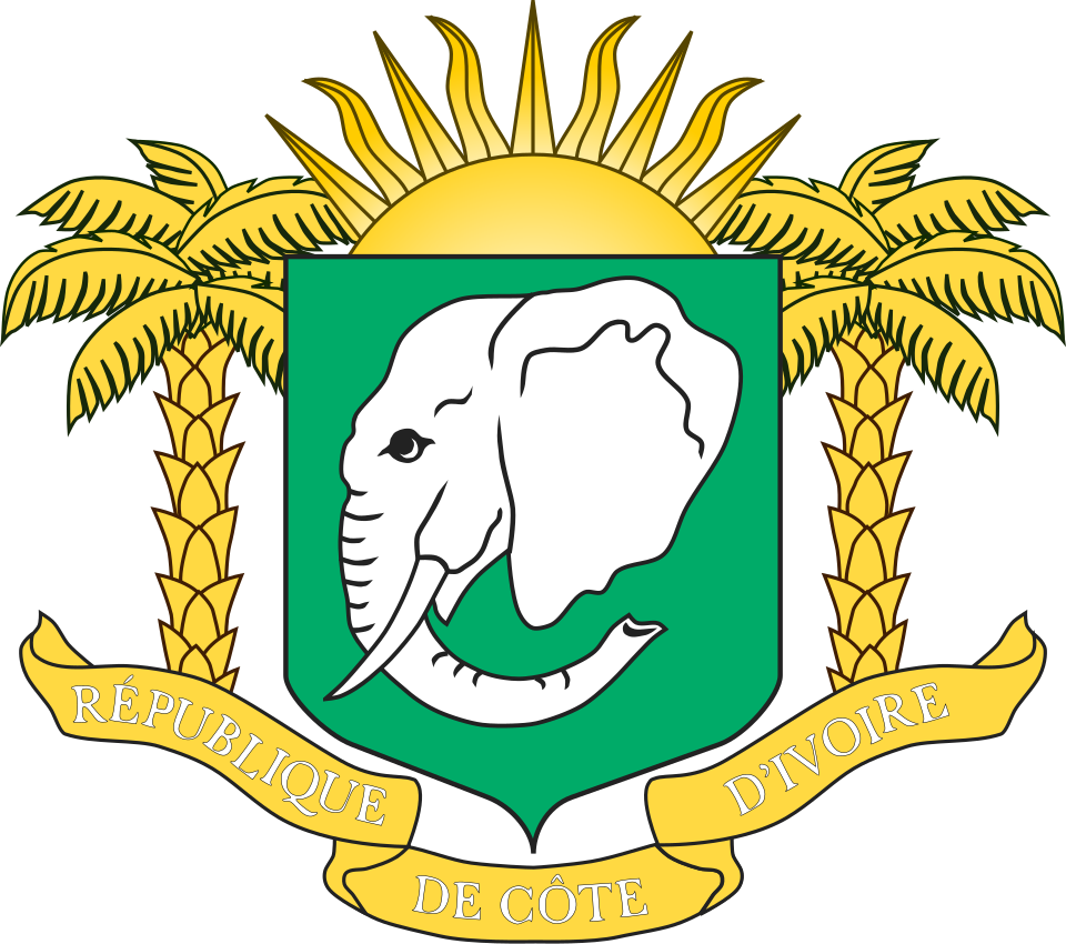 Logo de la République de la côte d'Ivoire