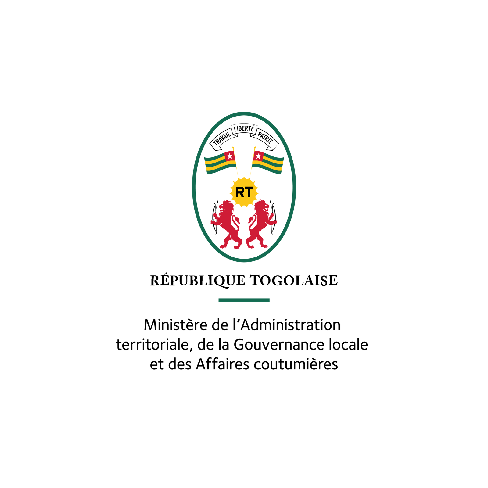 Logo du Ministère de l’Administration Territoriale, de la Gouvernance Locale et des Affaires  Coutumières